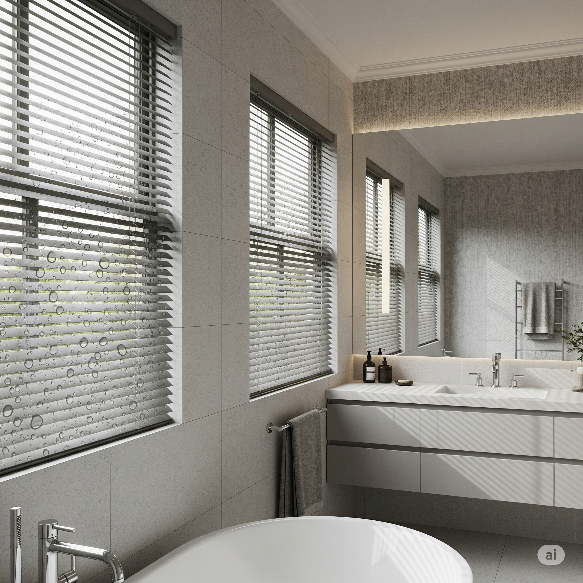 Aluminium Venetian Blinds installation